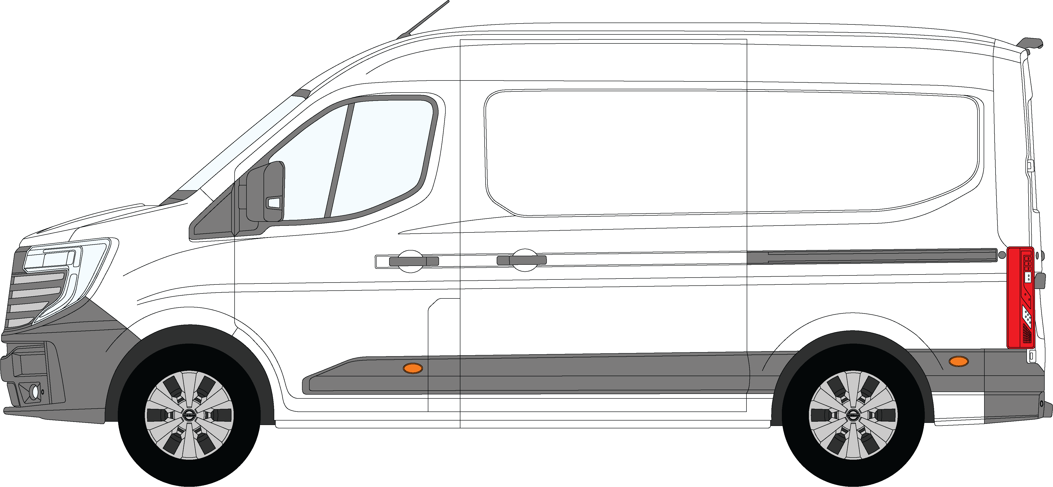 L2 H2 Twin Rear Door Photo